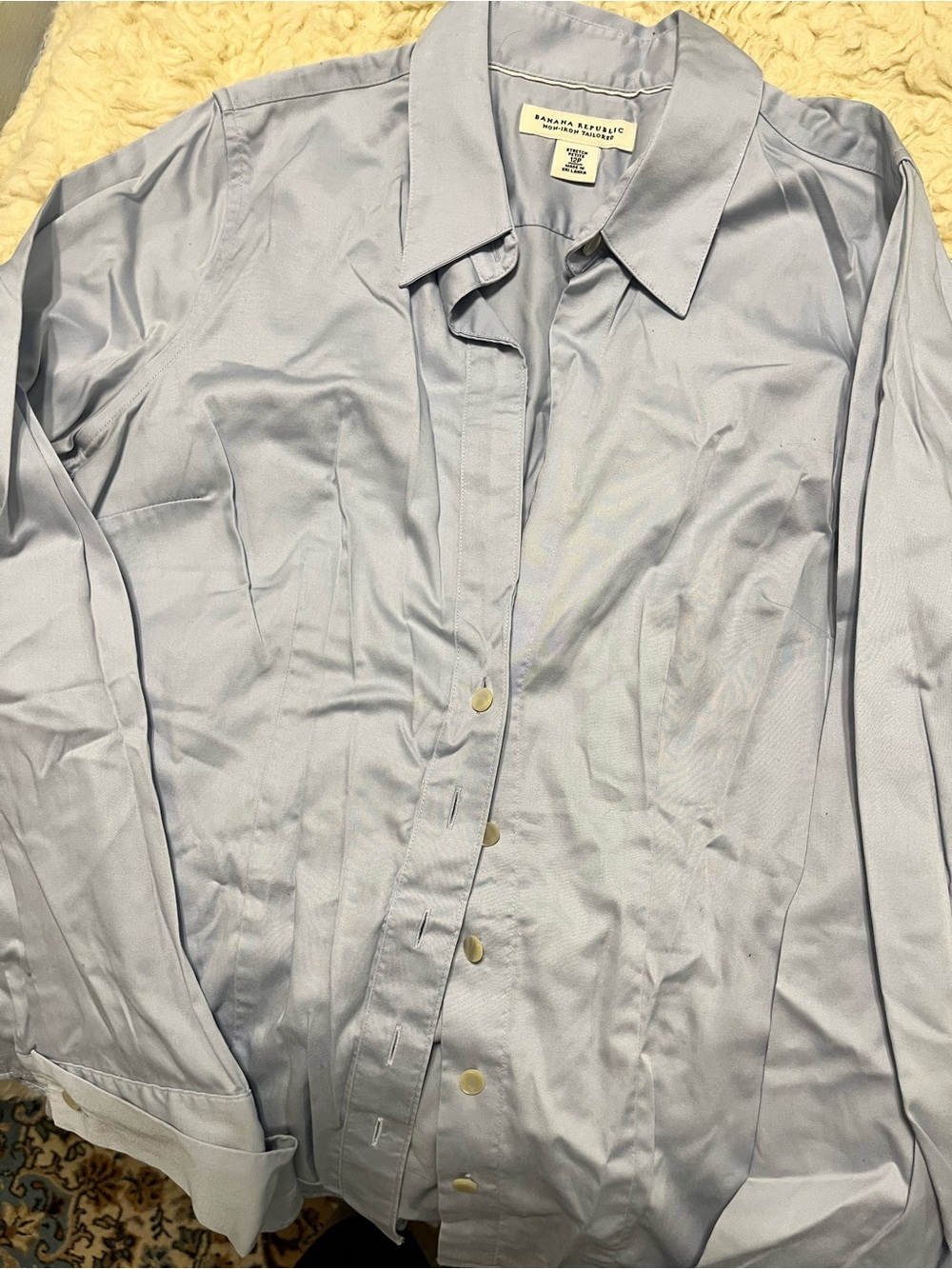 Banana Republic Light Blue Men's Shirt Jacket